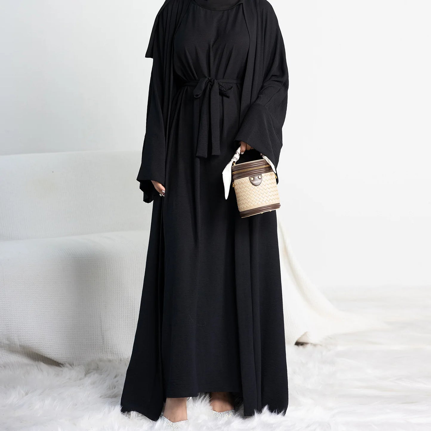 Luxury 2-Piece Dubai Abaya Set
