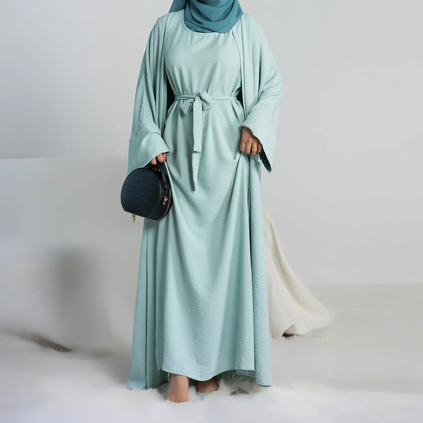 Luxury 2-Piece Dubai Abaya Set