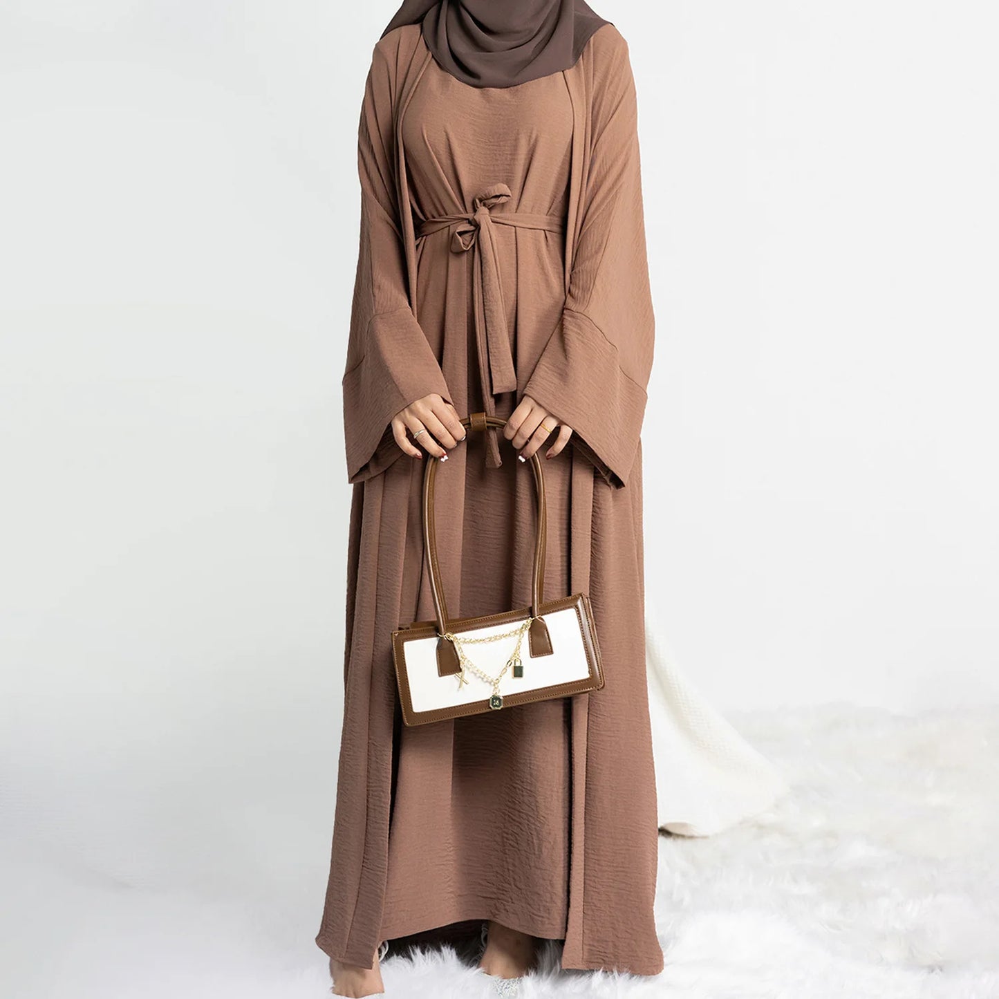 Luxury 2-Piece Dubai Abaya Set