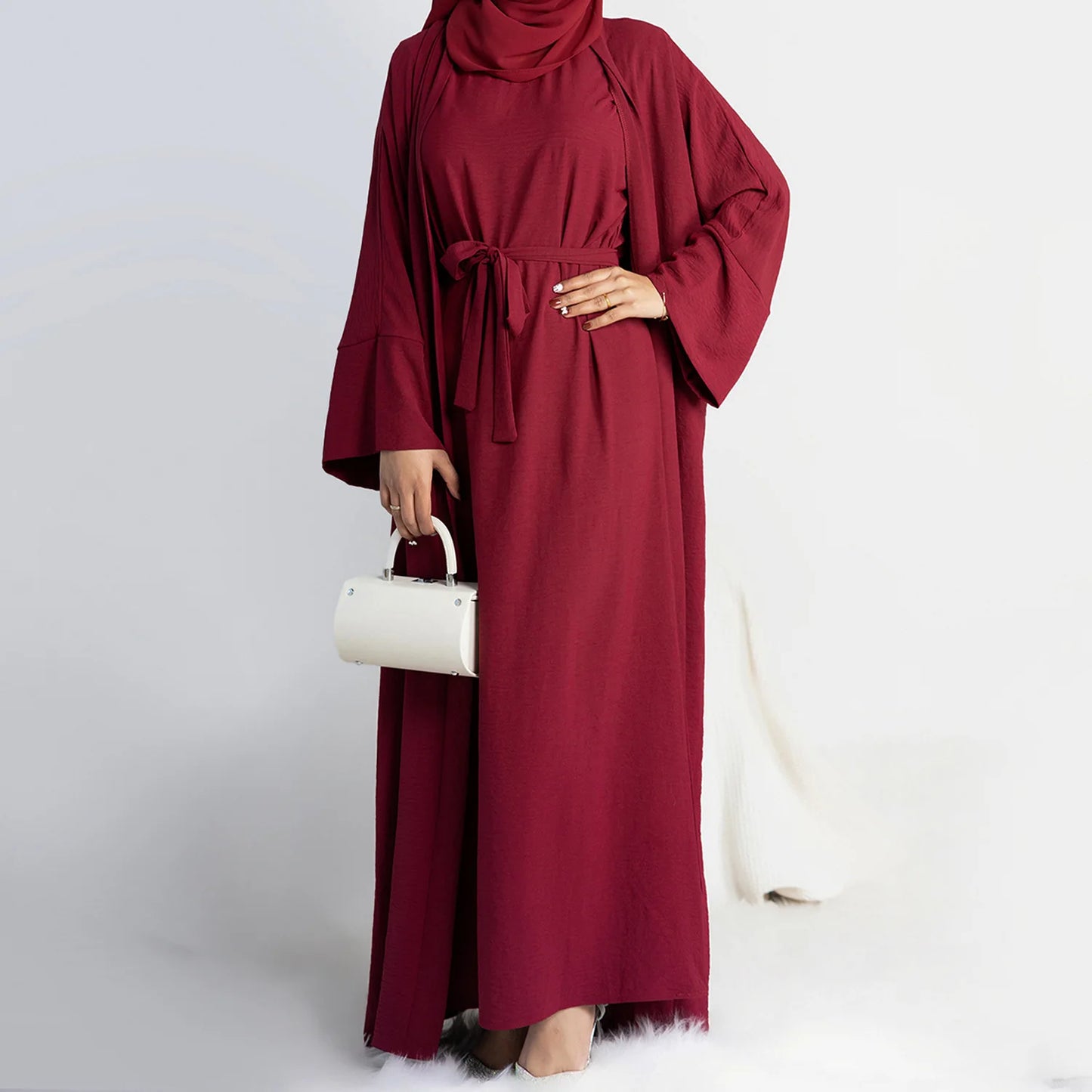 Luxury 2-Piece Dubai Abaya Set