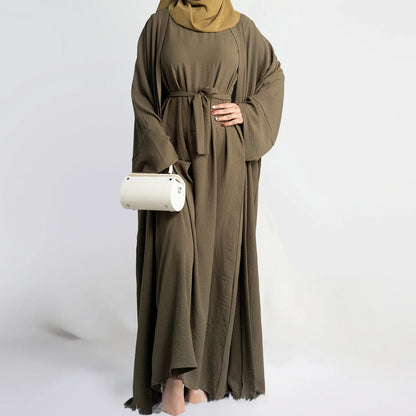Luxury 2-Piece Dubai Abaya Set