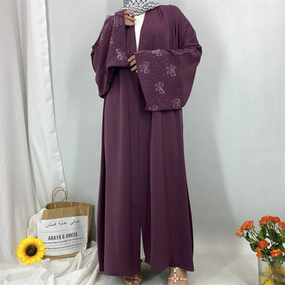 Luxury Butterfly Sleeve Abaya